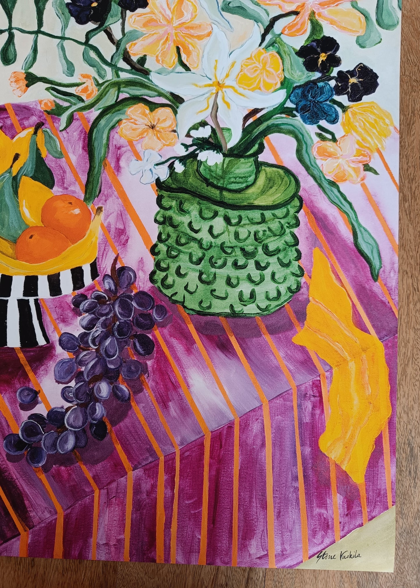 Juliste "Ajattelen viikonlopun juhlia"