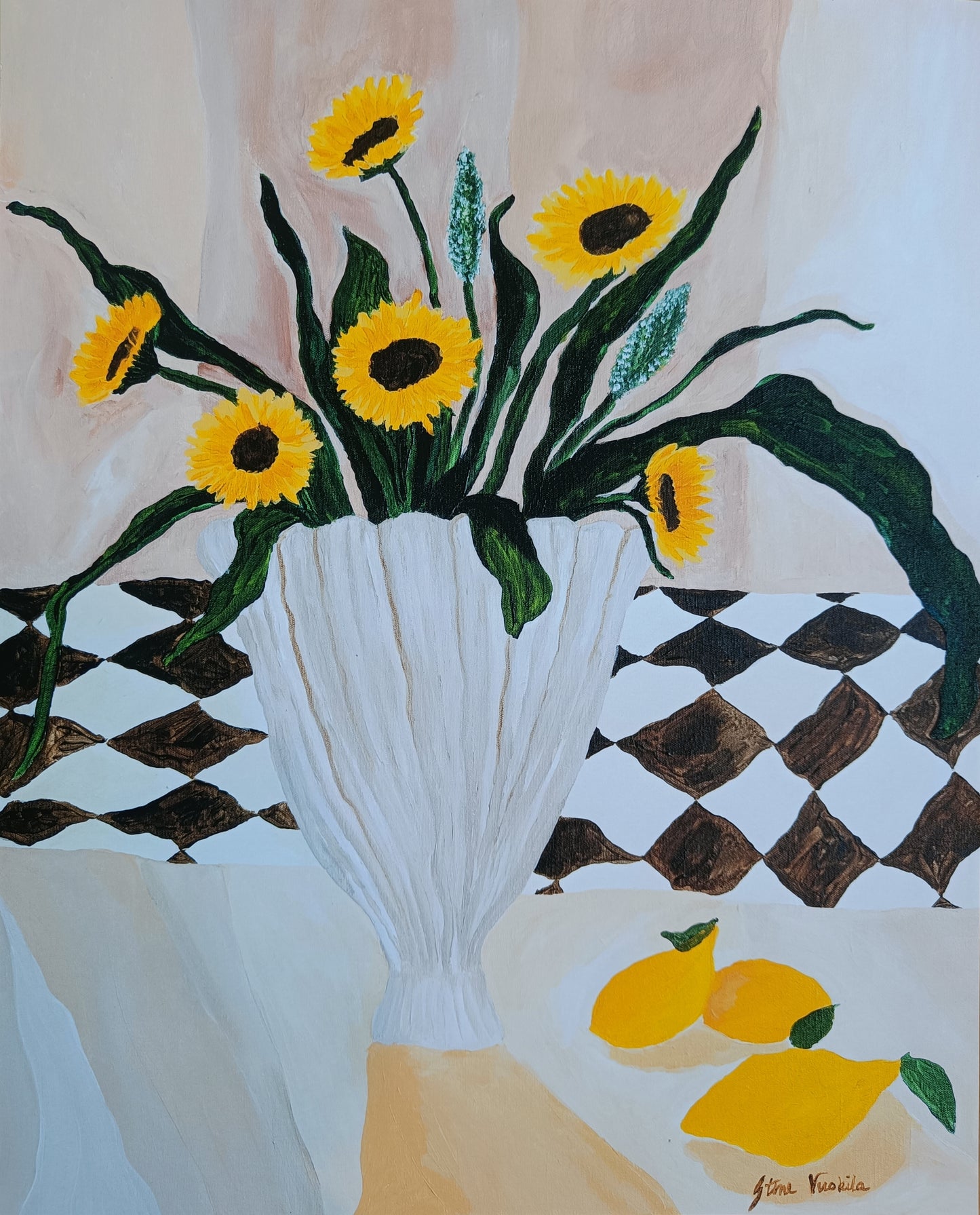 Juliste "Tein sopimuksen auringon kanssa"